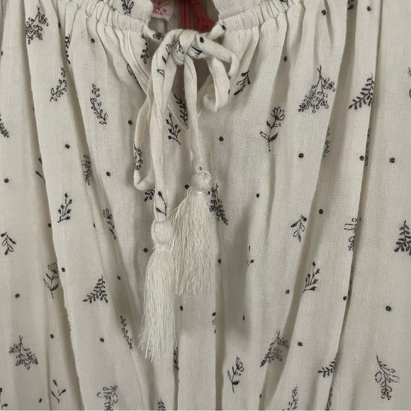 Mimi and Maggie Floral Branches Print Cream Romper Size 5 NWT - Picture 3 of 7